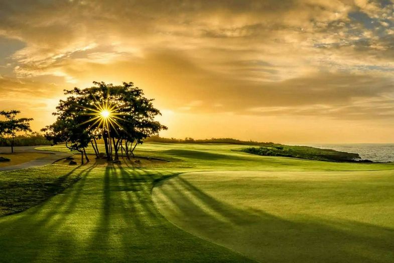 Bahia Principe Grande La Romana golf sunset.jpg