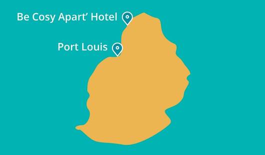 Be Cosy Apart Hotel Map