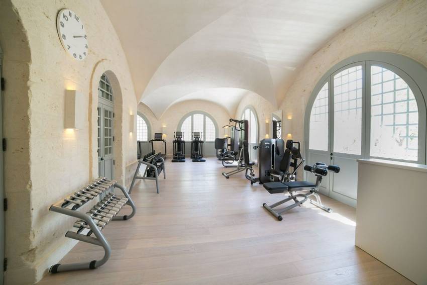 Gym at Borgo Egnazia, Italy