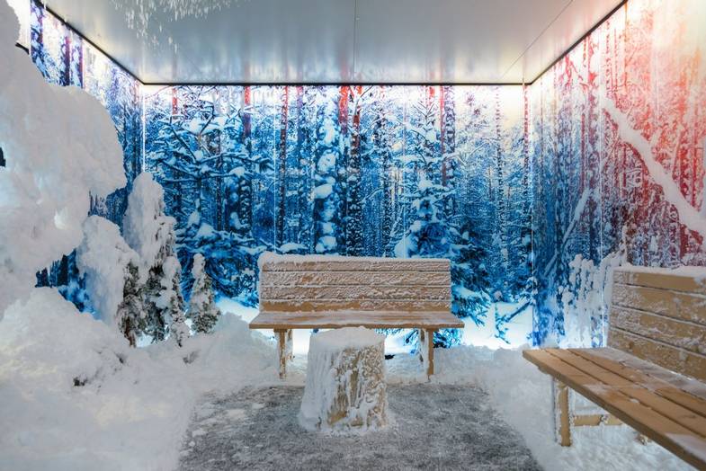 The Lodge at Woodloch_Snow Room by TechnoAlpin Direct Bench- AKP.jpg