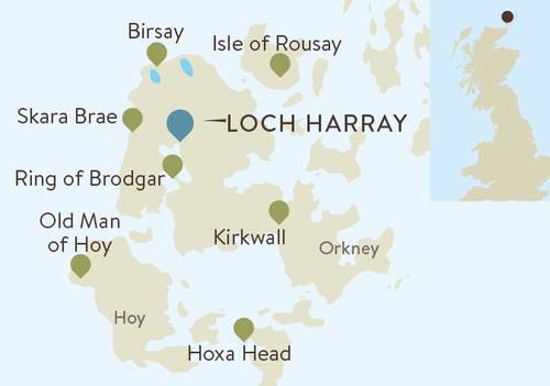 Orkney Island Hopping Map