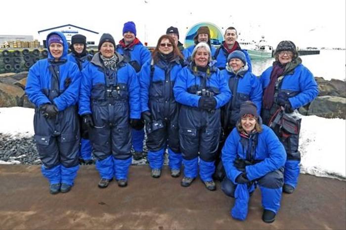 Naturetrek group ready for whale-watching (Peter Dunn)