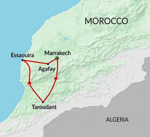 MARRAKECH to MARRAKECH (5 days) Morocco Express