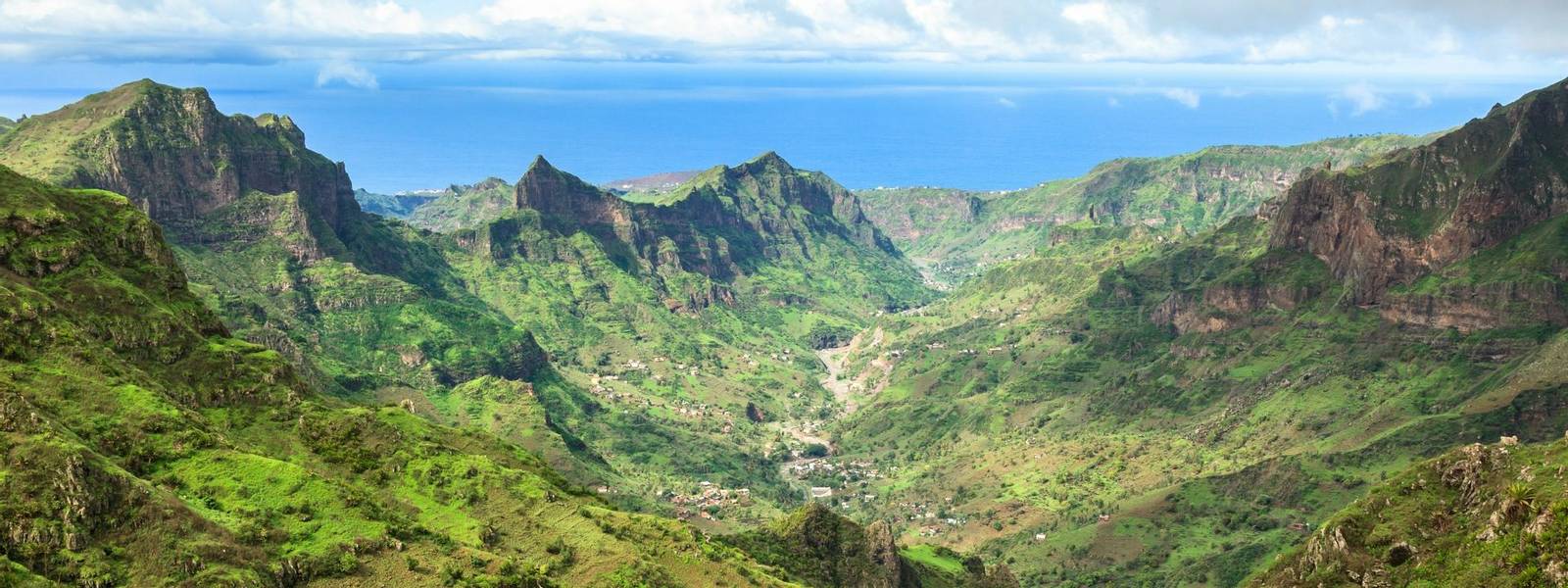 Serra Malagueta mountains in Santiago Island Cape Verde - Cabo Verde