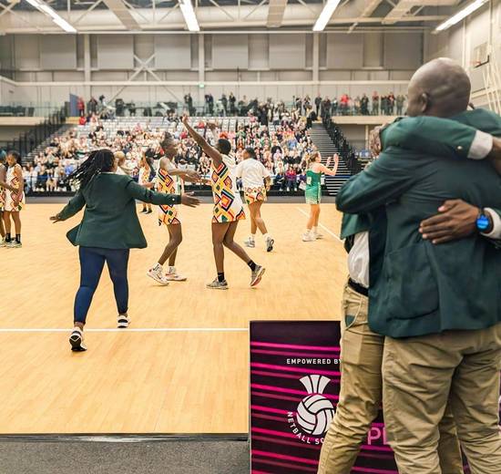 HF Holidays staff volunteer days - Zimbabwean netball team celebrations