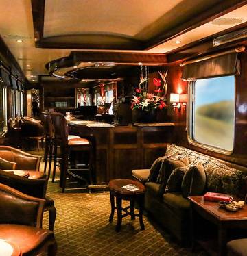 South Africa Blue Train bar