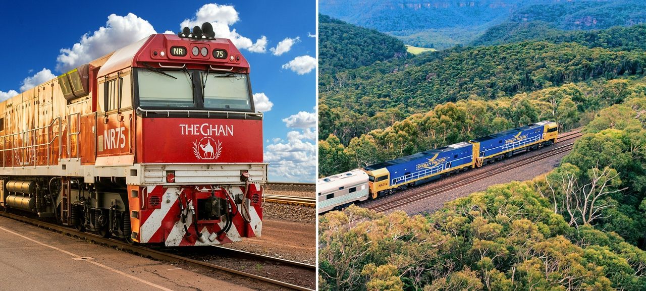 From the East Coast to the Centre of Australia – Double Train Experience