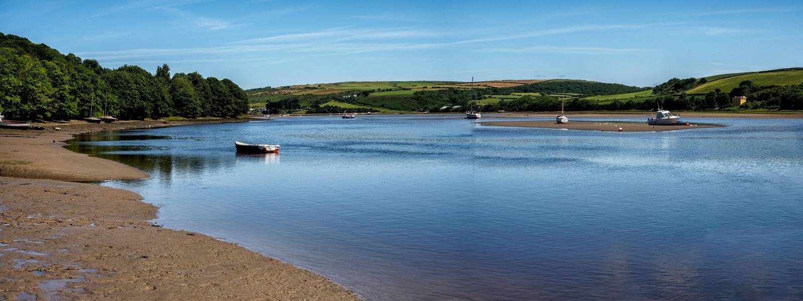 St Dogmaels, Pembrokeshire, Wales on the estuary of the River Teifi