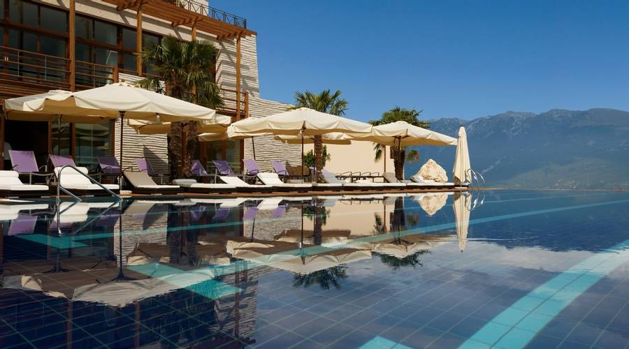 Lefay Resort pool in Italy