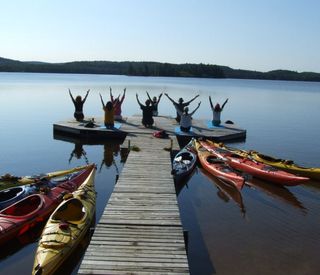 Northern Edge Algonquin kayak yoga dock.jpg