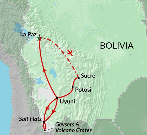 LA PAZ to LA PAZ (11 days) Bolivia Encompassed