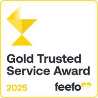 Feefo Gold Trusted Service Award for 2024