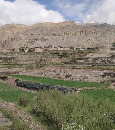 Tetang village in Upper Mustang