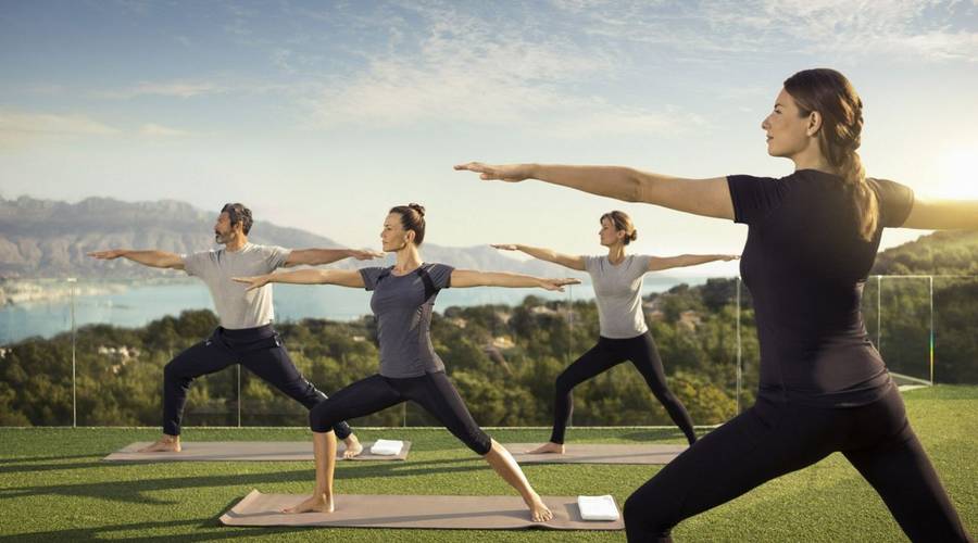 Yoga class at SHA Wellness Clinic