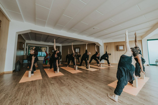 Yoga class at Gala Resort