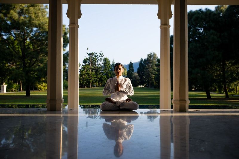 Meditation at Ananda in the Himalayas
